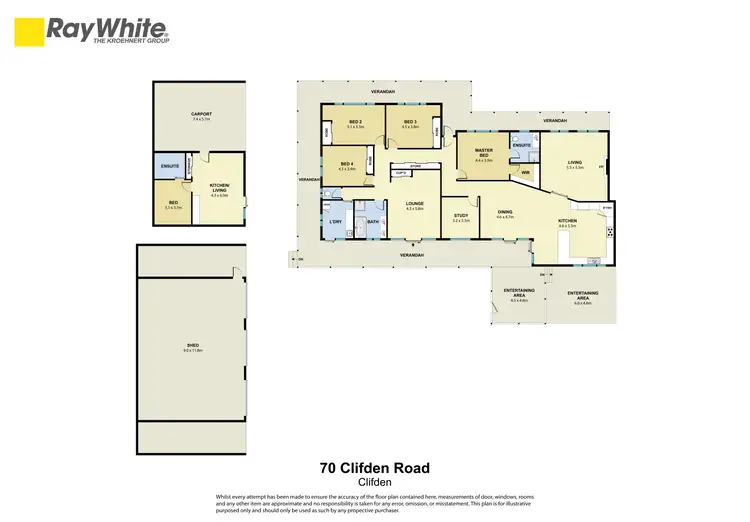 Floorplan of Homely rural property listing, 70 Clifden Road, Clifden NSW 2460