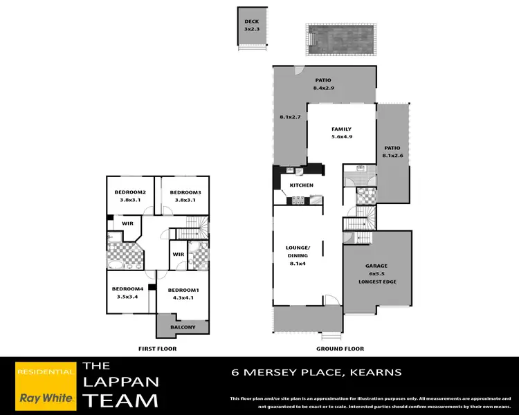 Floorplan of Homely house listing, 6 Mersey Place, Kearns NSW 2558