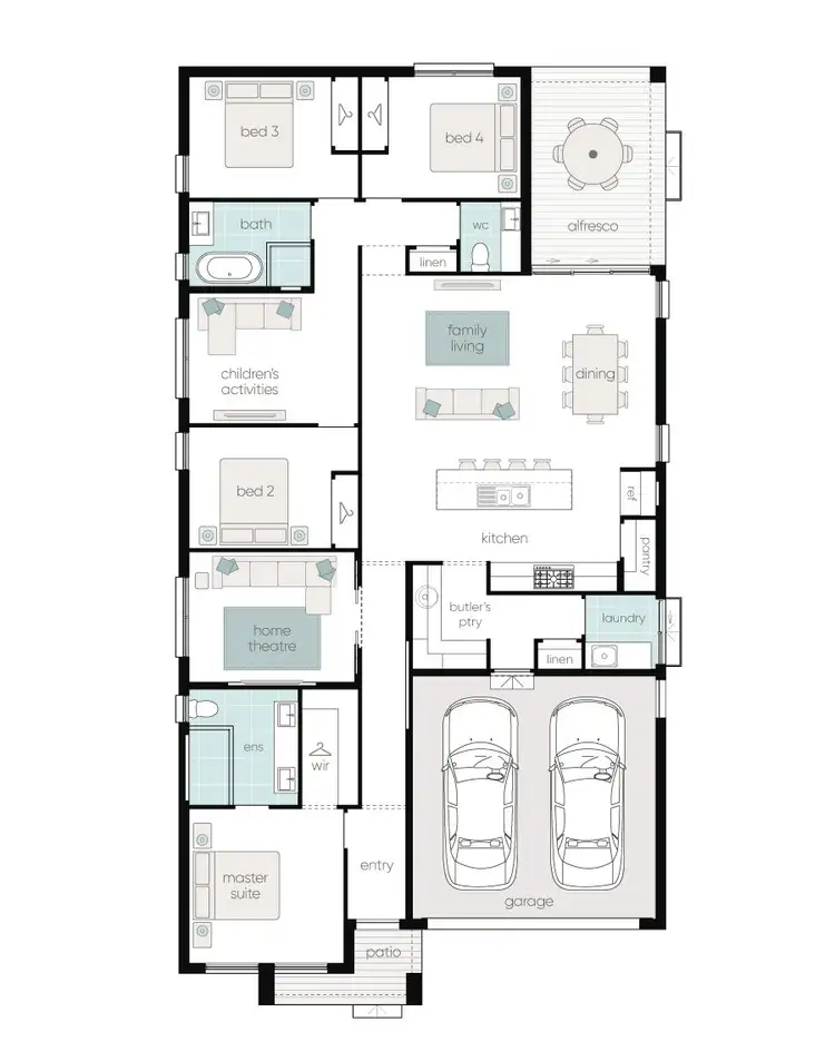 Floorplan of Homely house listing, 12 Reed Creek Road, Huntley NSW 2530