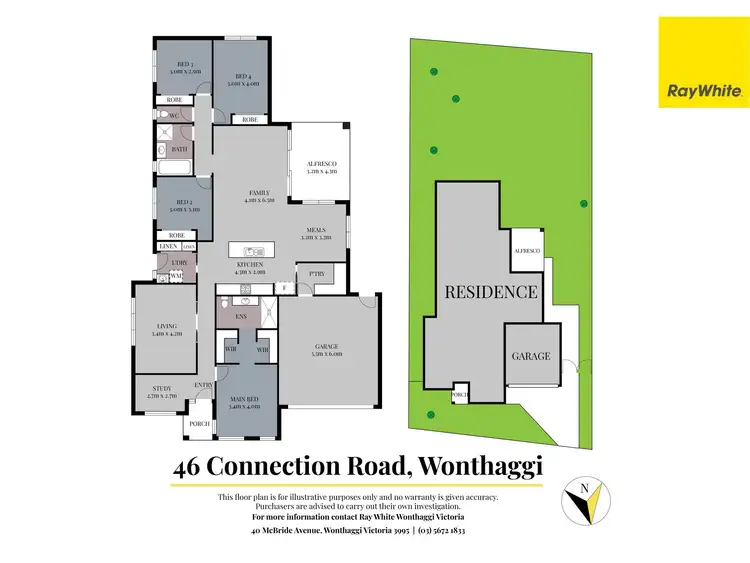 Floorplan of Homely house listing, 46 Connection Road, Wonthaggi VIC 3995