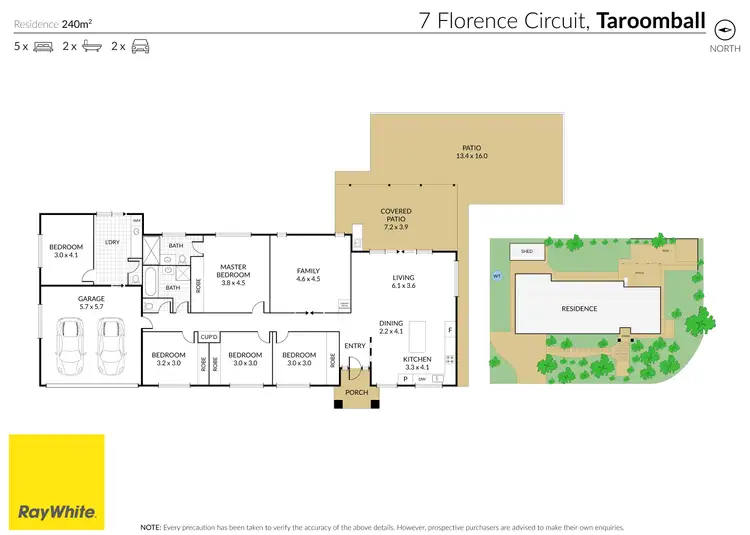Floorplan of Homely house listing, 7 Florence Circuit, Taroomball QLD 4703