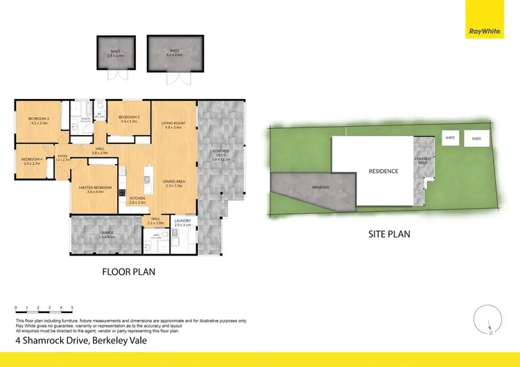 Floorplan of Homely house listing, 4 Shamrock Drive, Berkeley Vale NSW 2261