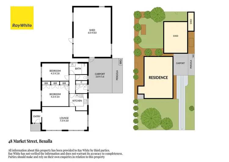 Floorplan of Homely house listing, 48 Market Street, Benalla VIC 3672