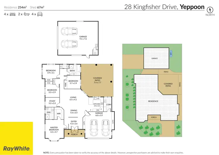 Floorplan of Homely house listing, 28 Kingfisher Drive, Yeppoon QLD 4703