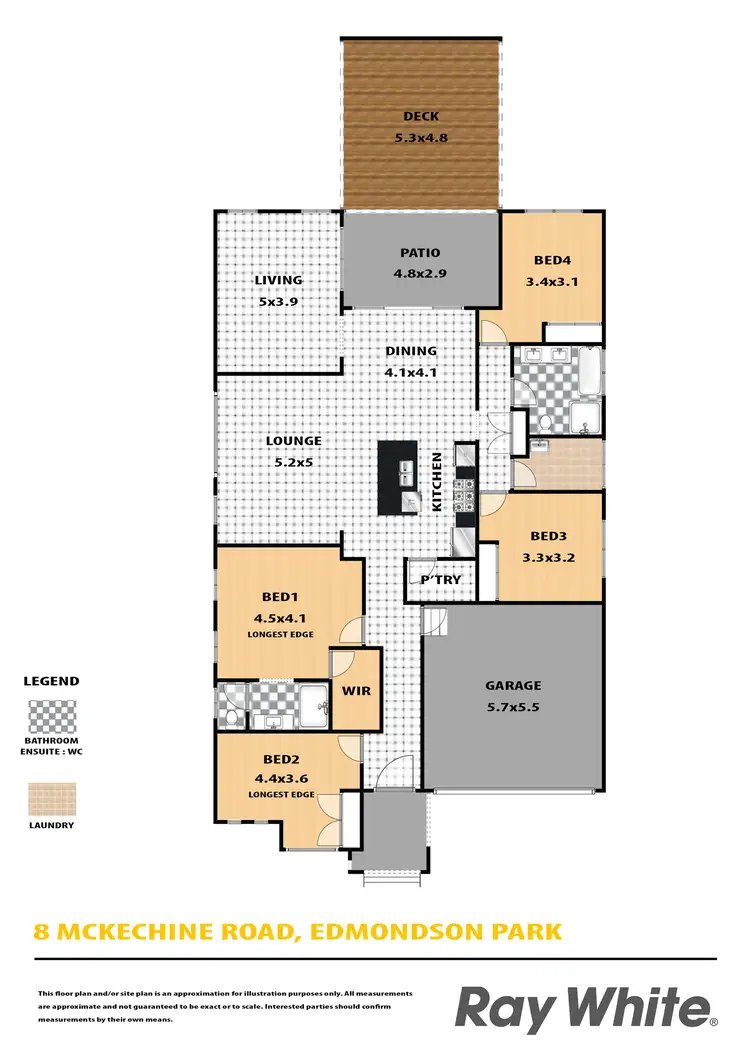 Floorplan of Homely house listing, 8 Mckechnie Road, Edmondson Park NSW 2174