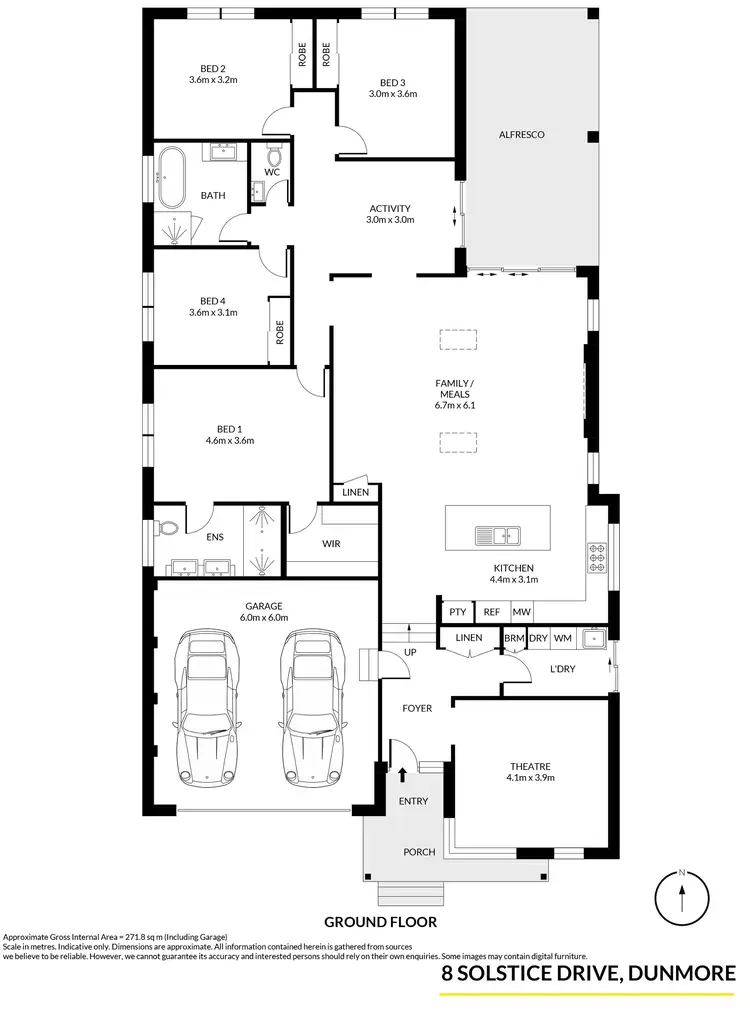 Floorplan of Homely other listing, 8 Solstice Drive, Dunmore NSW 2529