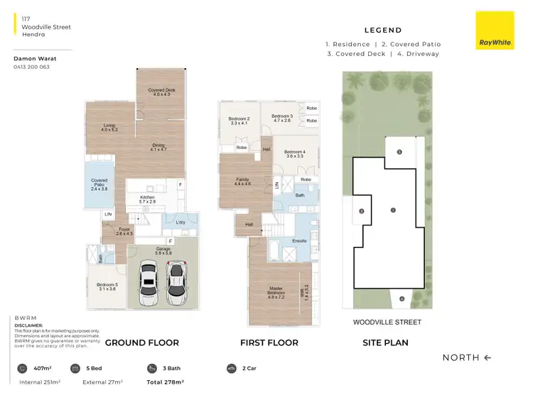 Floorplan of Homely house listing, 117 Woodville Street, Hendra QLD 4011