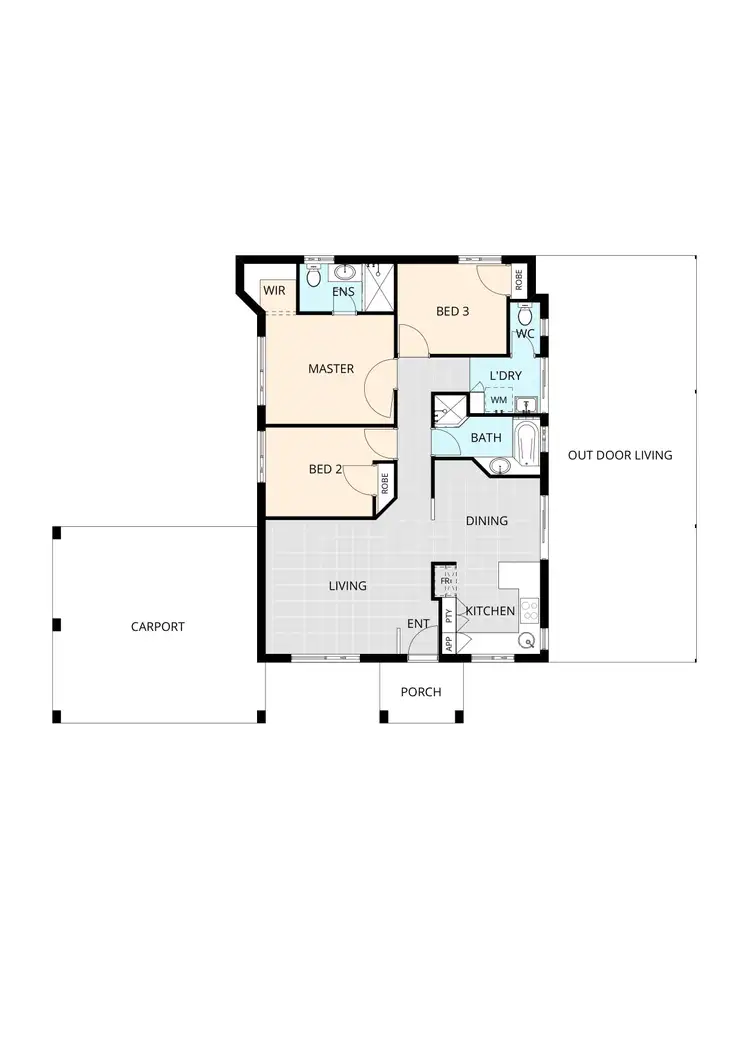 Floorplan of Homely house listing, 5B Moose Close, Beechboro WA 6063