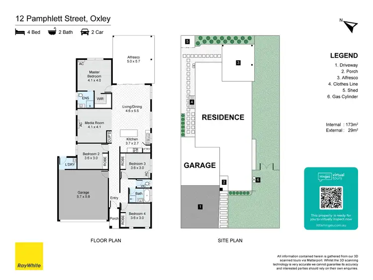 Floorplan of Homely house listing, 12 Pamphlett Street, Oxley QLD 4075