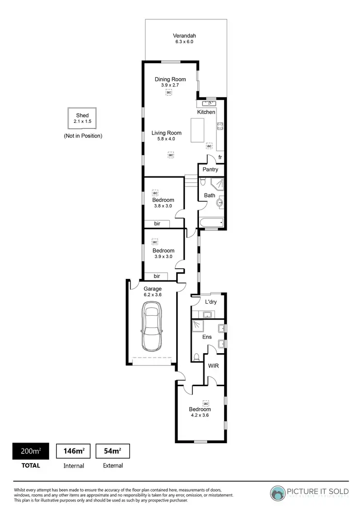 Floorplan of Homely house listing, 3 Ridgeway Avenue, Enfield SA 5085