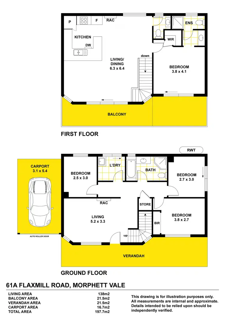 Floorplan of Homely house listing, 61A Flaxmill Road, Morphett Vale SA 5162