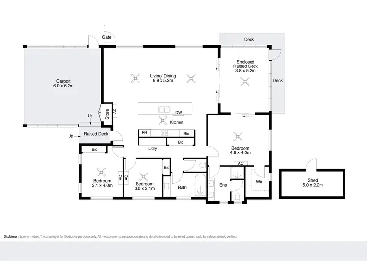 Floorplan of Homely house listing, 11 Ibis Way, Djugun WA 6725