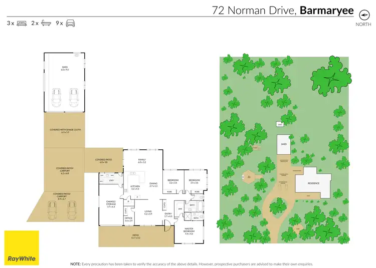 Floorplan of Homely house listing, 72 Norman Drive, Barmaryee QLD 4703