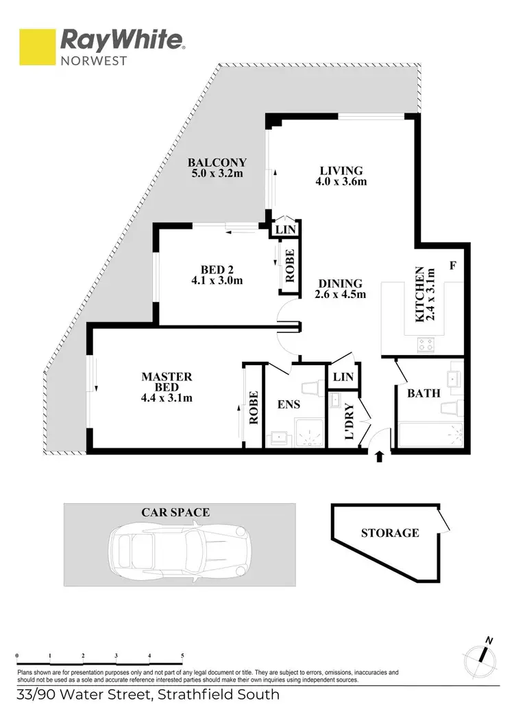 Floorplan of Homely apartment listing, 33/90 Water Street, Strathfield South NSW 2136