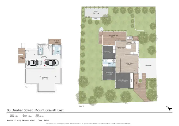 Floorplan of Homely house listing, 83 Dunbar Street, Mount Gravatt East QLD 4122