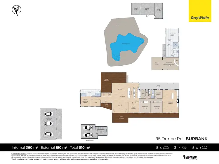 Floorplan of Homely rural property listing, 95 Dunne Road, Burbank QLD 4156