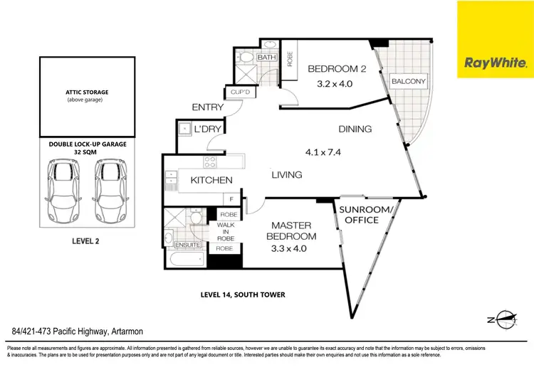 Floorplan of Homely unit listing, 84/421-473 Pacific Highway, Artarmon NSW 2064