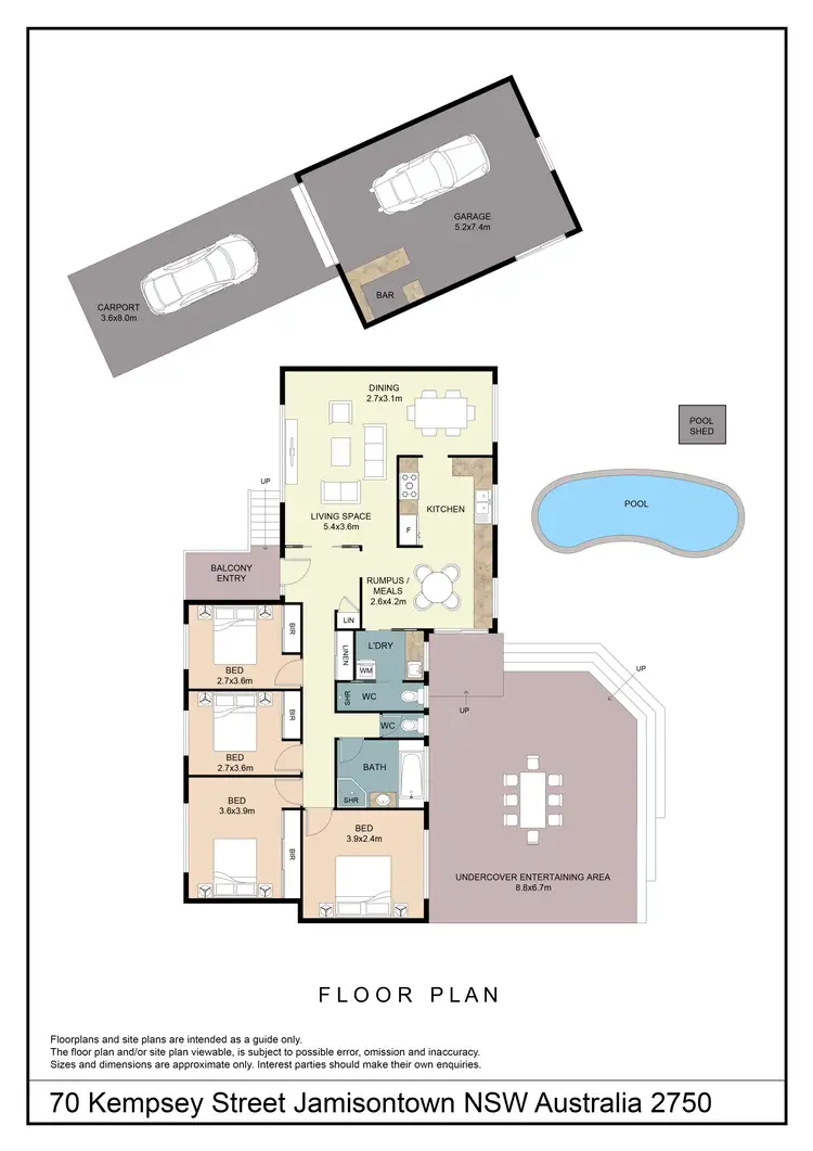 Floorplan of Homely house listing, 70 Kempsey Street, Jamisontown NSW 2750