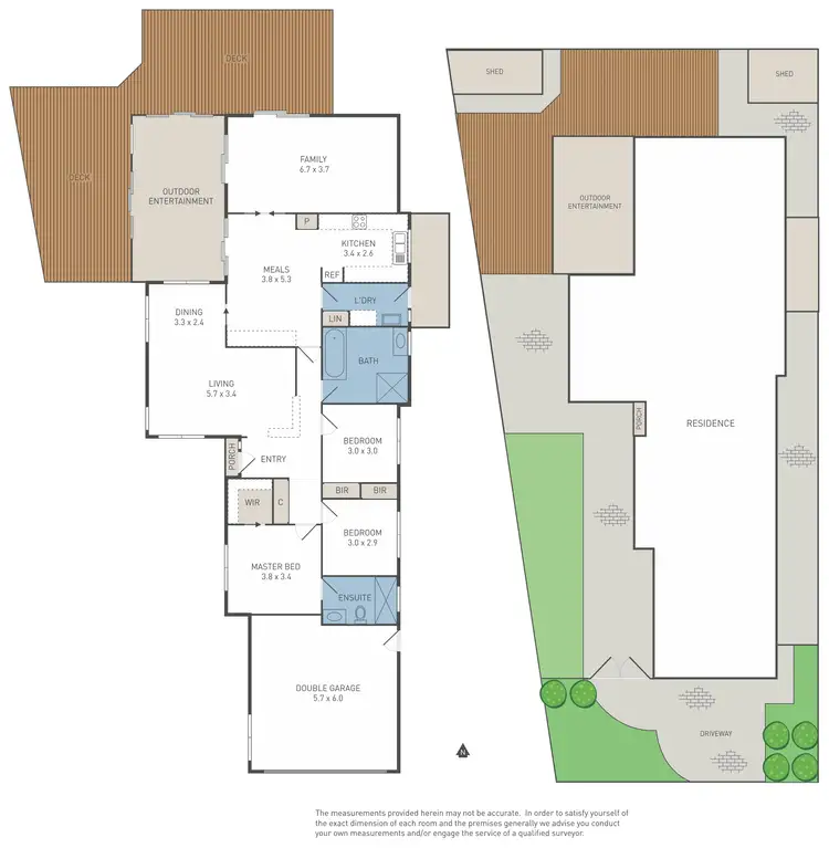 Floorplan of Homely house listing, 1 Darbyshire Place, Hoppers Crossing VIC 3029