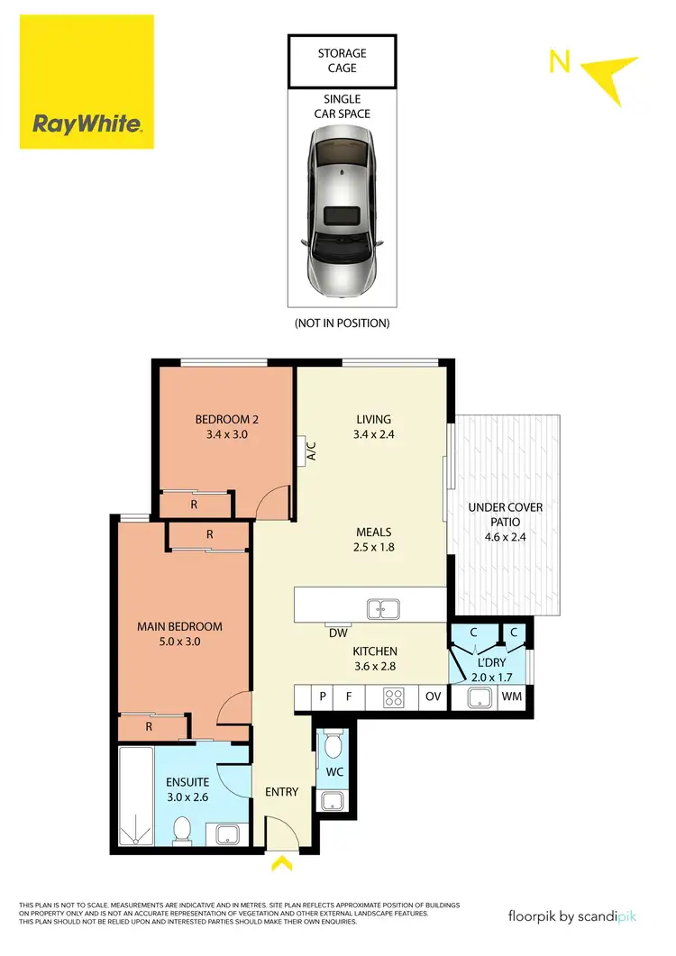 Floorplan of Homely retirement listing, 3/741 Mount Dandenong Road, Kilsyth VIC 3137