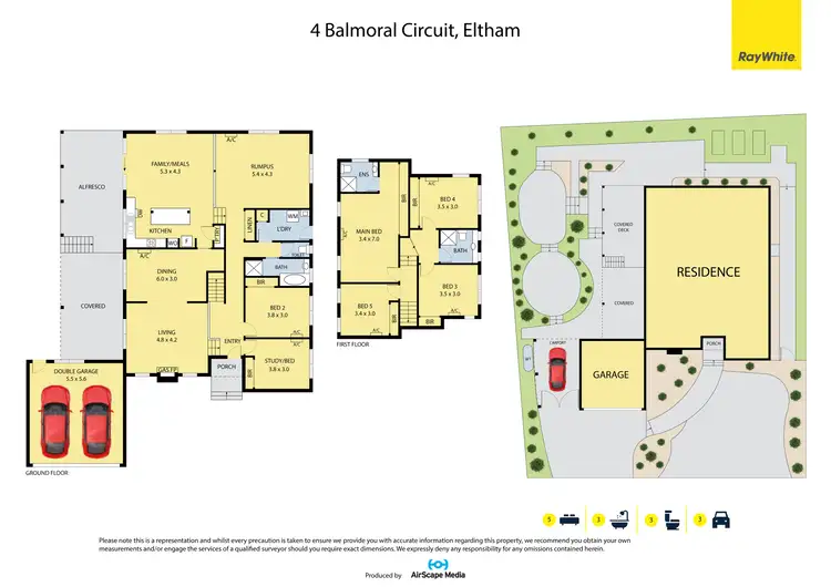 Floorplan of Homely house listing, 4 Balmoral Circuit, Eltham VIC 3095