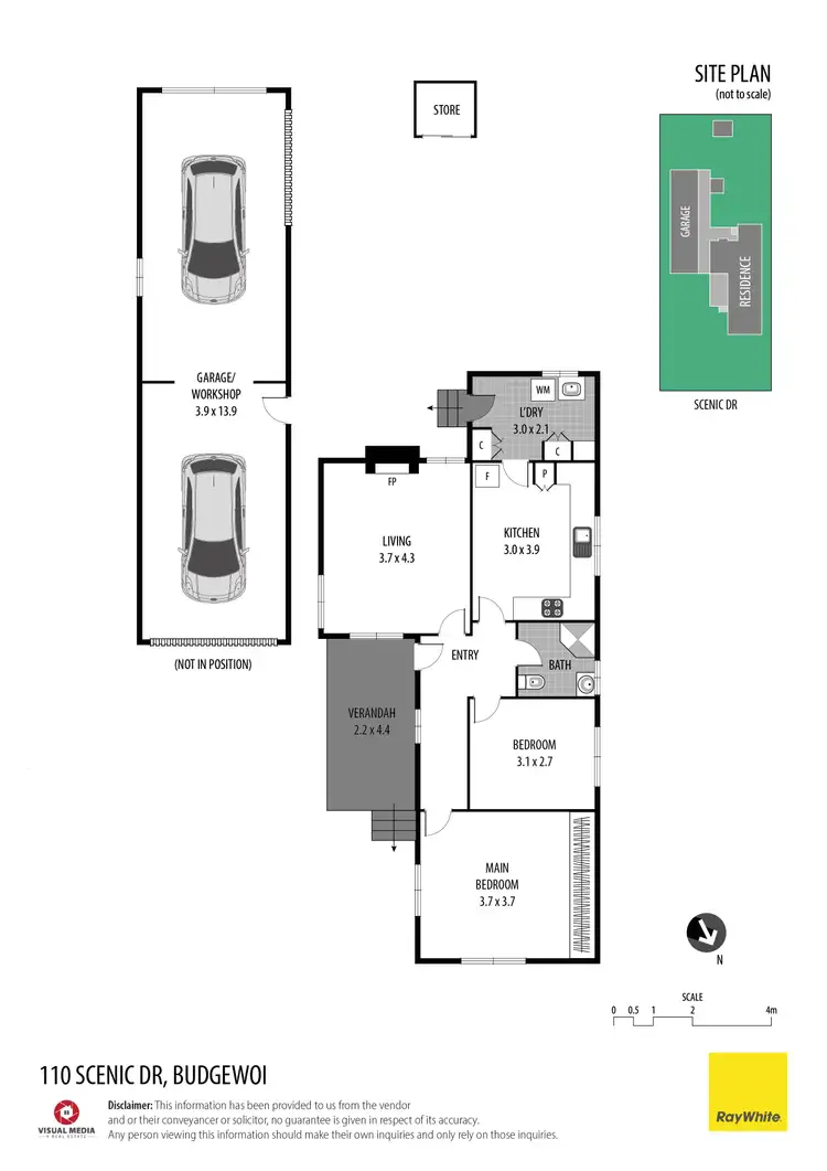 Floorplan of Homely house listing, 110 Scenic Drive, Budgewoi NSW 2262