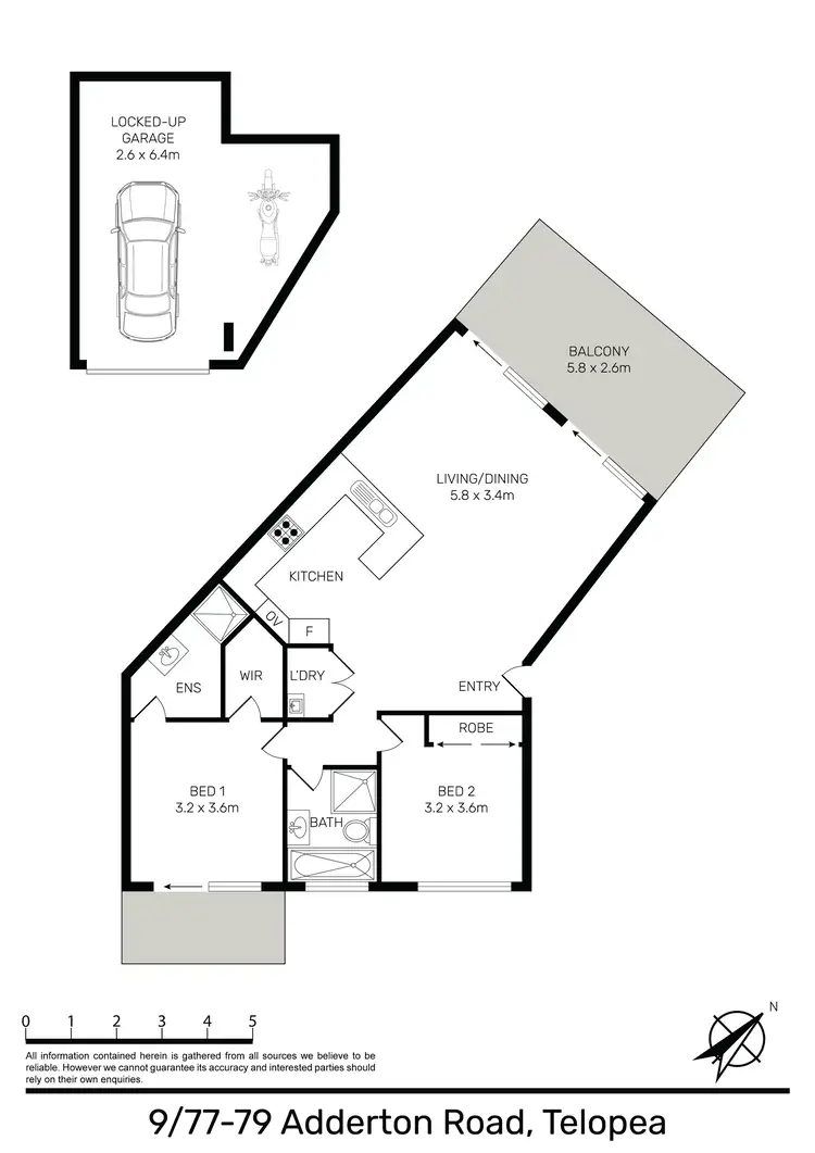 Floorplan of Homely unit listing, 9/77-79 Adderton Road, Telopea NSW 2117