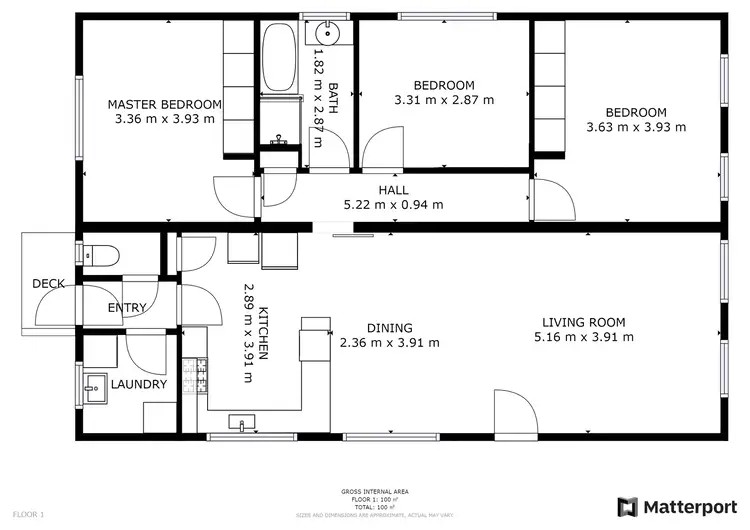 Floorplan of Homely house listing, 10 Murray Street, Lake Boga VIC 3584