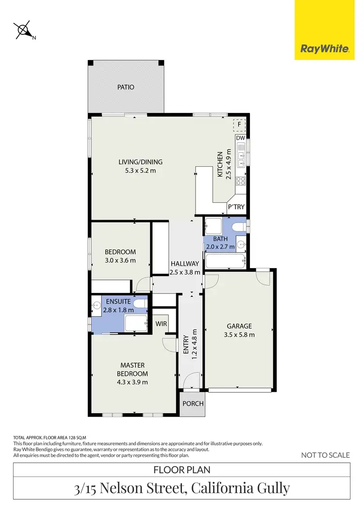 Floorplan of Homely house listing, 3/15 Nelson Street, California Gully VIC 3556