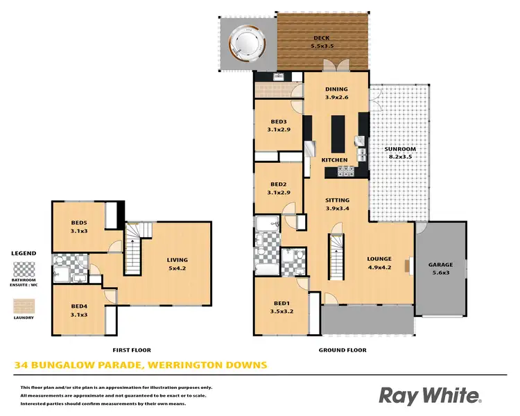 Floorplan of Homely house listing, 34 Bungalow Parade, Werrington Downs NSW 2747