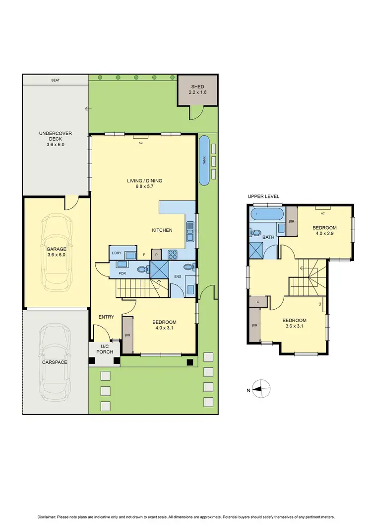 Floorplan of Homely townhouse listing, 2B Tucker Street, Fawkner VIC 3060