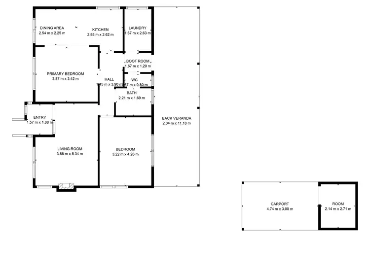 Floorplan of Homely house listing, 43 Chisholm Crescent, Seymour VIC 3660