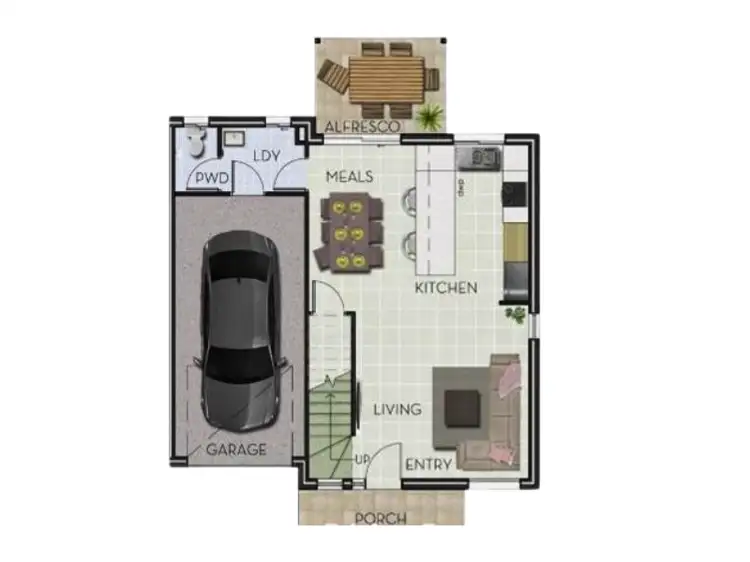 Floorplan of Homely townhouse listing, 41/43 Farinazzo Street, Richlands QLD 4077