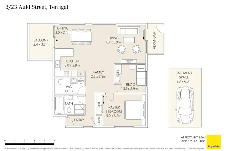 Floorplan of Homely unit listing, 3/23 Auld Street, Terrigal NSW 2260
