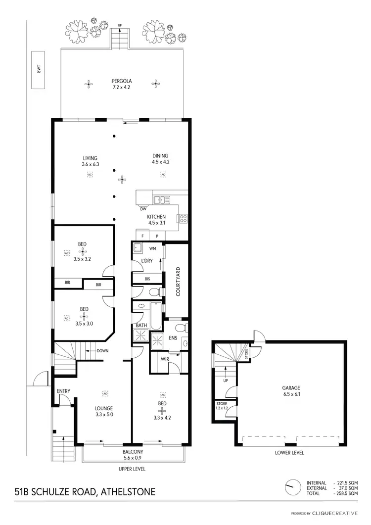Floorplan of Homely house listing, 51B Schulze Road, Athelstone SA 5076