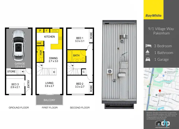Floorplan of Homely unit listing, 9/1 Village Way, Pakenham VIC 3810