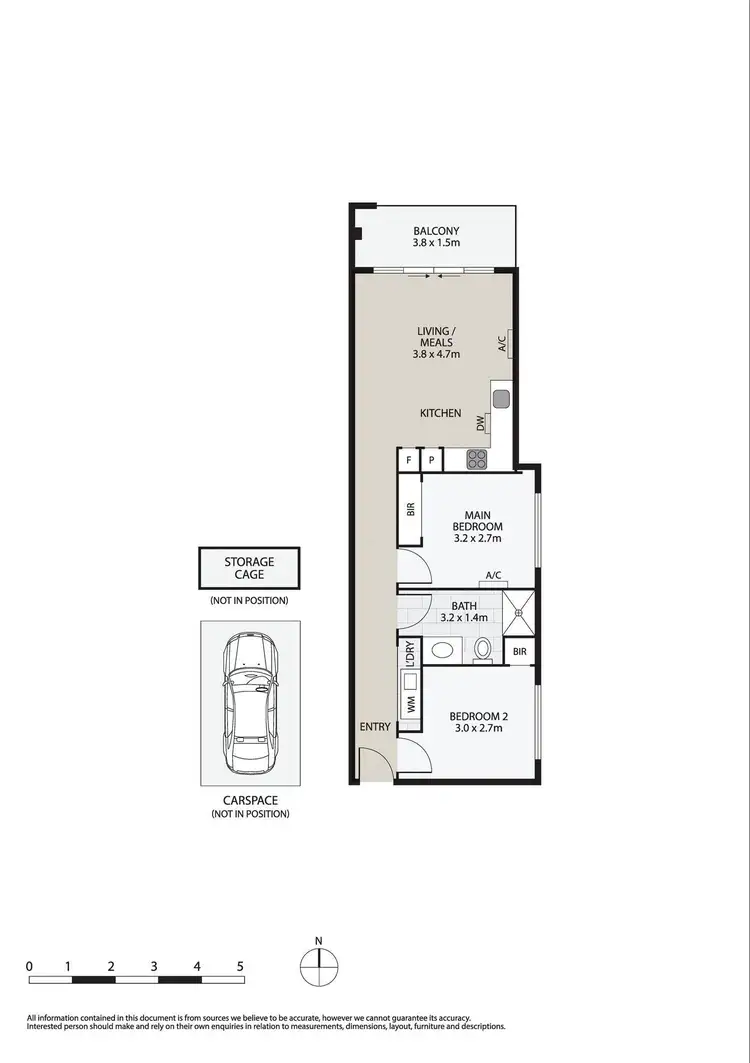 Floorplan of Homely apartment listing, 5/1440 Centre Road, Clayton South VIC 3169