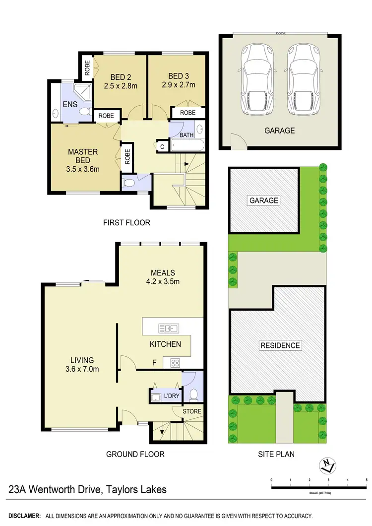 Floorplan of Homely unit listing, 23A Wentworth Drive, Taylors Lakes VIC 3038