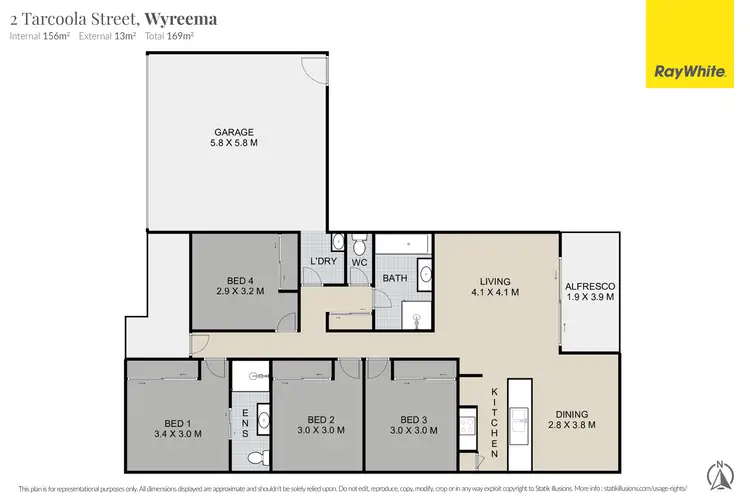 Floorplan of Homely house listing, 2 Tarcoola Street, Wyreema QLD 4352