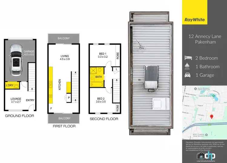 Floorplan of Homely house listing, 12 Annecy Lane, Pakenham VIC 3810