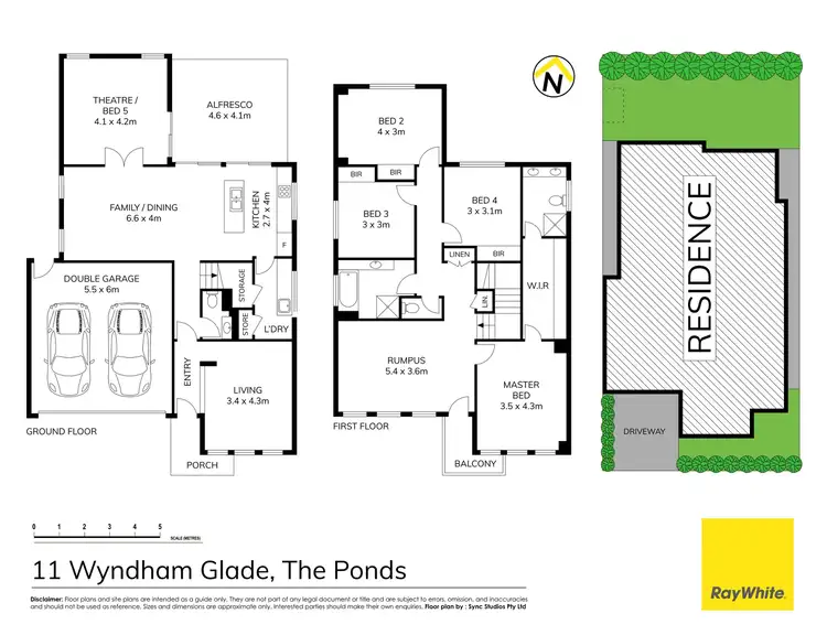 Floorplan of Homely house listing, 11 Wyndham Glade, The Ponds NSW 2769