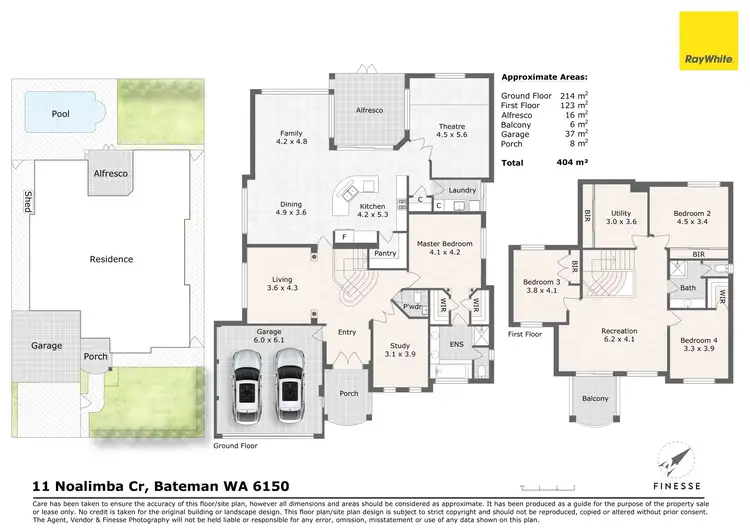 Floorplan of Homely house listing, 11 Noalimba Crescent, Bateman WA 6150
