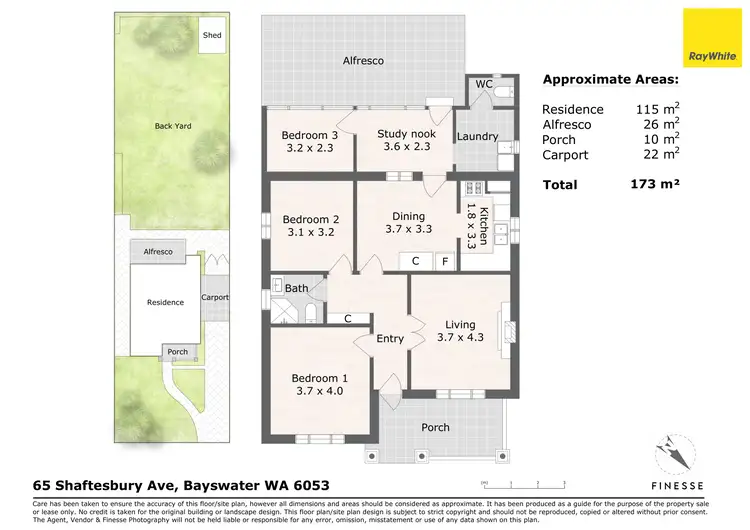 Floorplan of Homely house listing, 65 Shaftesbury Avenue, Bayswater WA 6053