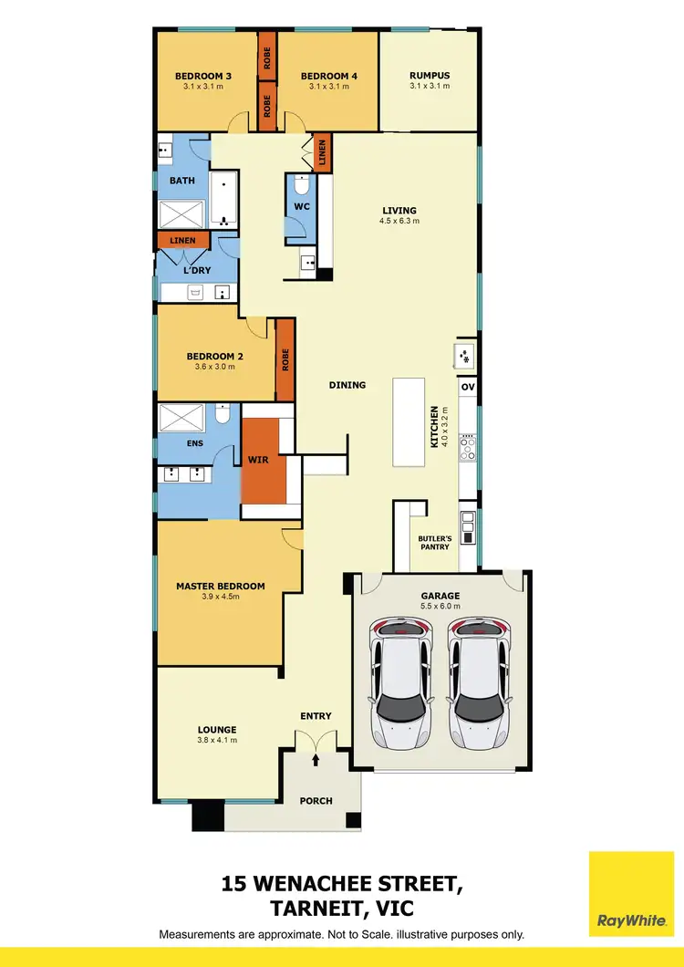 Floorplan of Homely house listing, 15 Wenachee Street, Tarneit VIC 3029