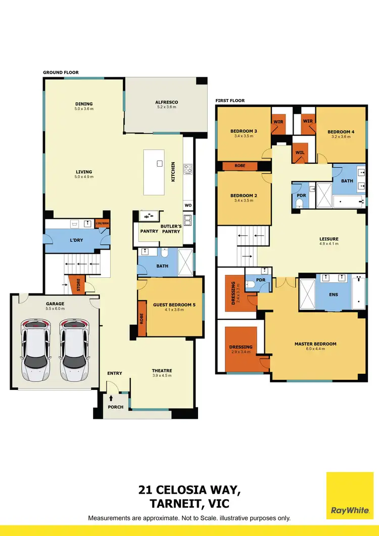 Floorplan of Homely house listing, 21 Celosia Way, Tarneit VIC 3029