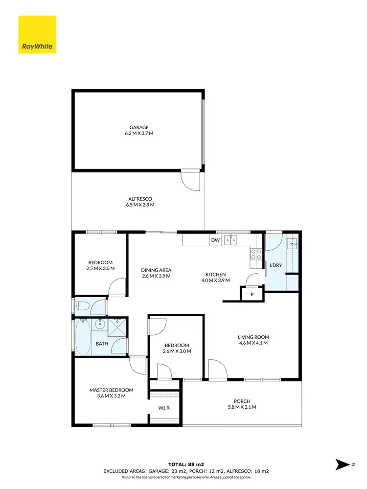 Floorplan of Homely unit listing, 1/15 Answer Close, Sydenham VIC 3037