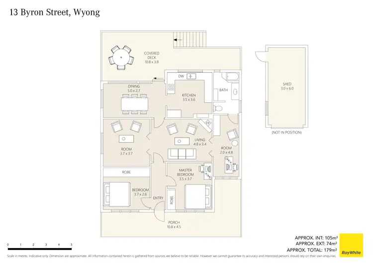 Floorplan of Homely house listing, 13 Byron Street, Wyong NSW 2259