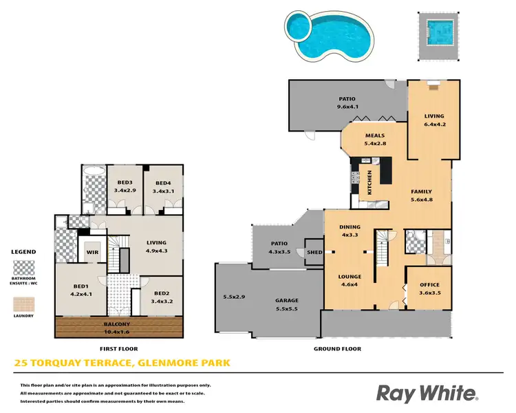 Floorplan of Homely house listing, 25 Torquay Terrace, Glenmore Park NSW 2745