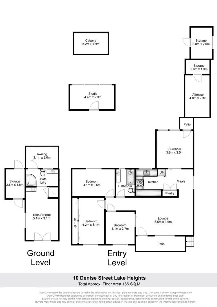 Floorplan of Homely house listing, 10 Denise Street, Lake Heights NSW 2502