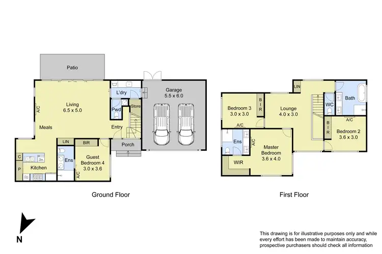 Floorplan of Homely townhouse listing, 2/38A Caringal Avenue, Doncaster VIC 3108